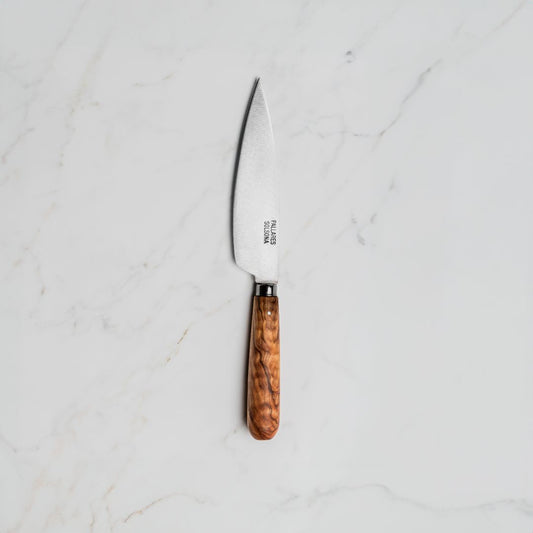 OLIVE WOOD UTILITY KNIFE  / S.S